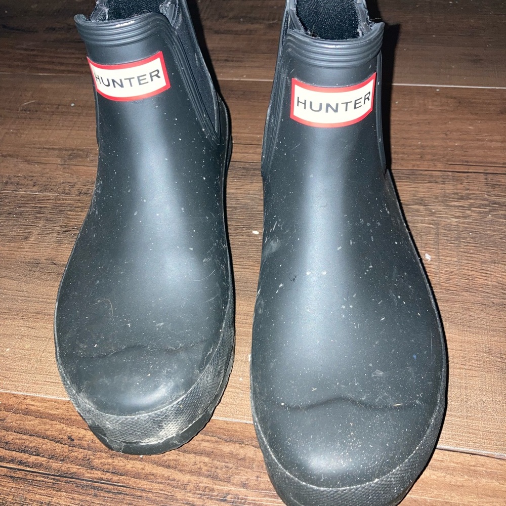 Black Hunter ankle boots